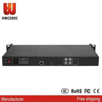 

HWCODEC H3404B Video Encoder IPTV Encoder MPEG-4 4CH CVBS RTSP RTMP ONVIF UDP IP Encoder AHD Encoder for Live Stream Broadcast