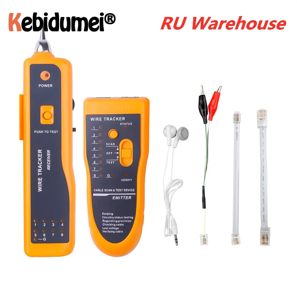 Тестер для телефонных проводов RJ11 RJ45 Cat5 Cat6 новый дизайн 2022 | Компьютеры и офис