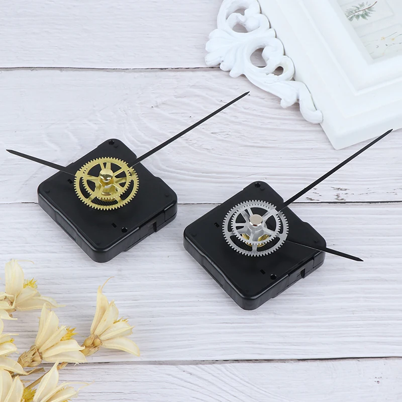1 комплект Механизм кварцевых часов указатель металла золота Цвет бесшумный
