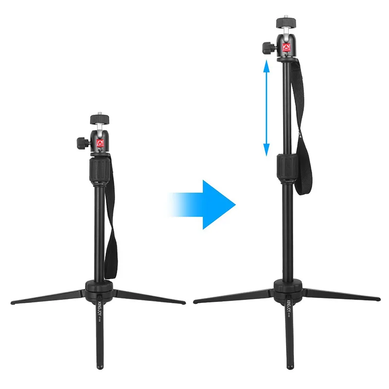 

Manufacturers Direct Selling KT-300 with Medial Axis Extendable Desktop Tripod Camera Tripod Digital Camera Frame