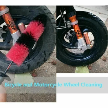 

Car Wheel Tire Brush Soft Bristle Automotive Care & Detailing Wash Tool 17 Inch Suitable A Variety Of Models