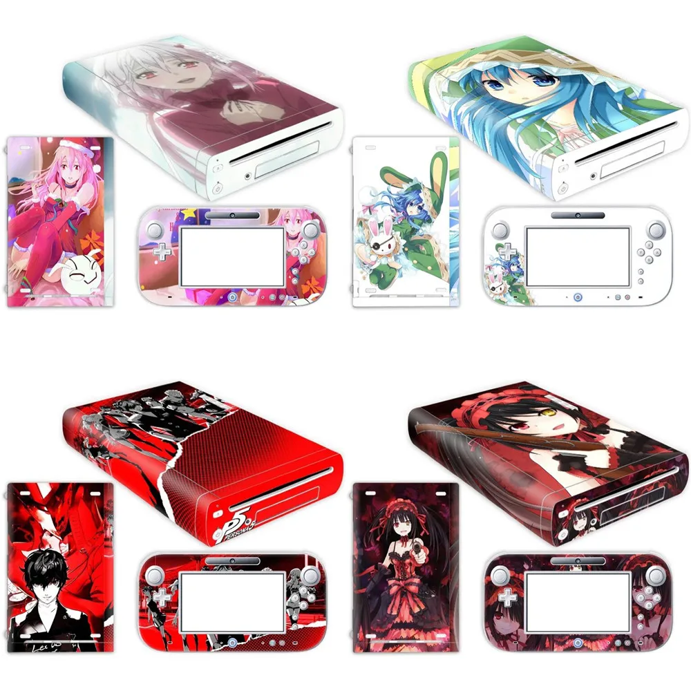 Design Alla Moda A Basso Prezzo Per La Copertura Della Console Wii U Con Telecomando Skin Per Gamepad Per Wii U Sticker