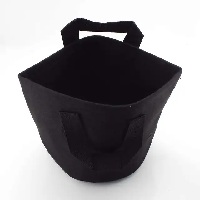 Gallon 20x20cm Fabric Grow Bag Felt Plant Bags with Handle