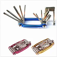 Цветной горный велосипед инструменты для ремонта автомобиля сочетание с цепным режущим устройством ремонтный инструмент(T25