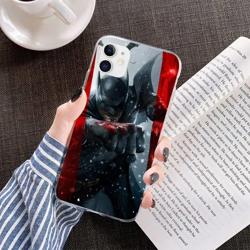 Чехол для телефона с Бэтменом DC Superhero iphone 12 pro max 11 XS MAX 8 7 6 6S Plus X 5S SE 2020 XR|Бамперы| |