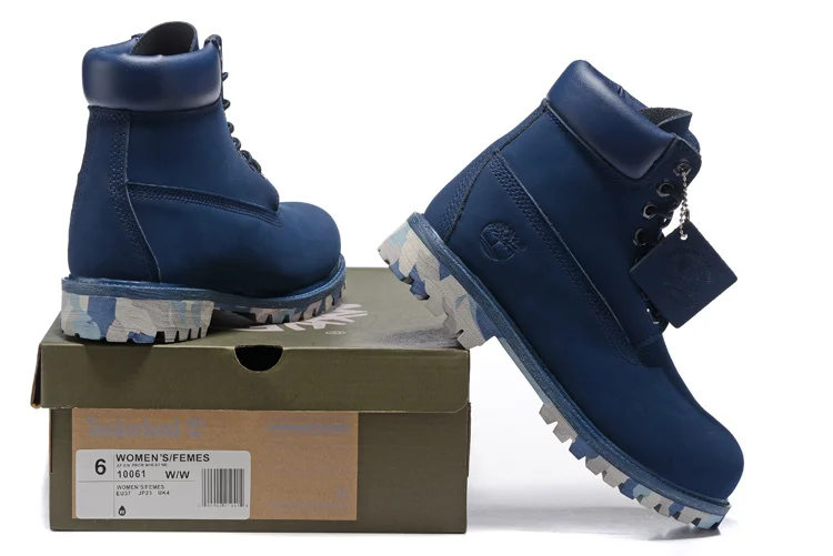 TIMBERLAND botas militares de camuflaje para hombre, botines de cuero de  alta calidad, para senderismo, color azul oscuro, Eur40 45, 10061|Zapatos  de senderismo| - AliExpress
