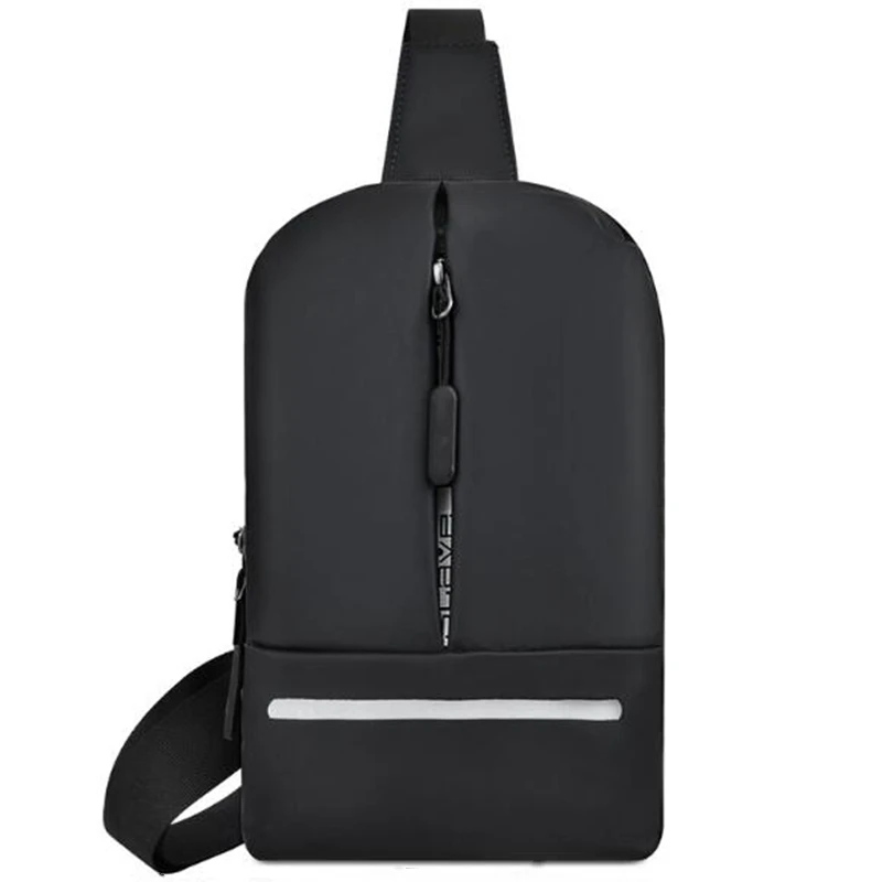

Men's Small Chest Sling Bag Travel Hiking Solid Men Oxford Outdoor Chest Bag