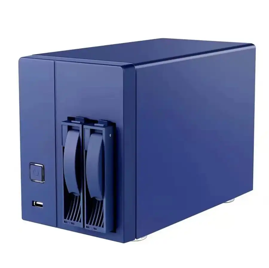 Новый сервер NAS NS 202 2 Bay NFS облачная сеть хранения диска станции RAID USB3.0 2.5GbE до 36 ТБ