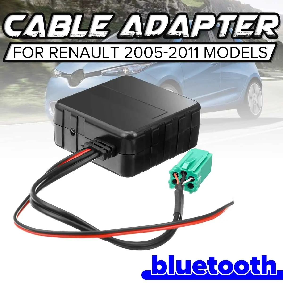 Модификация Hi-Fi автомобильный аудио AUX адаптер bluetooth кабель 13PIN для Renault 2005-2011 для Kenwood Хост машина