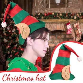 

Christmas Elf Hat Personality Creative Design Christmas Hat Children Adult Hat Funny Party Christmas Clothing Accessories F4