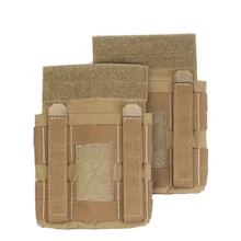 Outdoor Sports Vest CP 6x6 MOLLE Side Soft Board Bag JPC2.0 AVS LV119 Side Wall Sub Bag 1 Pair