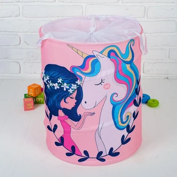 

Basket for storing toys "Unicorn" 35 × 35 × 45 cm