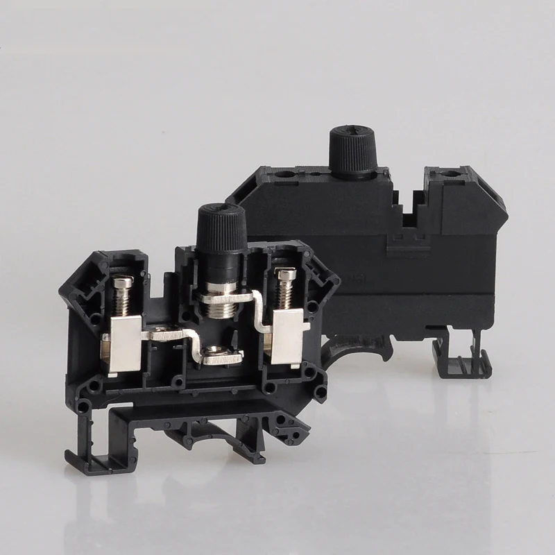 10Pcs Din Rail Terminal Blocks UK10-DREHSI CONTACT Universal Class Connector Screw Terminal UK10-DREHSI Terminal Blocks