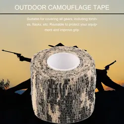 Elastic Wrap Tape Adhesive Outdoor Hunting Camouflage Stealth Tape Waterproof Wrap Durable Roll Stealth Wrap Accessory