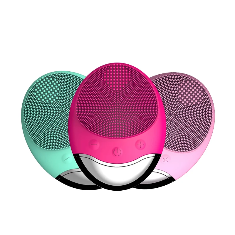 

Electric Face Cleansing Brush USB Base Charging Deep Cleaning Face Remove Make-up Residue Face Brush Facial