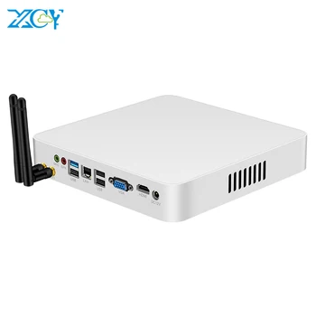 

XCY Mini PC Intel Core i5 3317U 4GB DDR3L 128GB SSD HDMI VGA 6*USB Dual-band WiFi Bluetooth Gigabit Ethernet HTPC Windows 10 XP