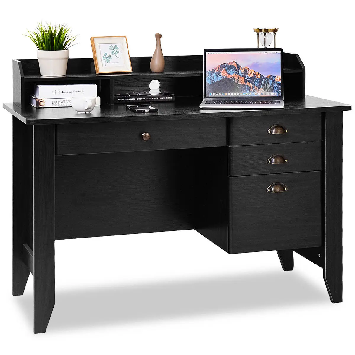 Costway Computer Desk PC Laptop Writing Table Workstation Student - Costway Computer Desk PC Laptop Writing Table Workstation Student