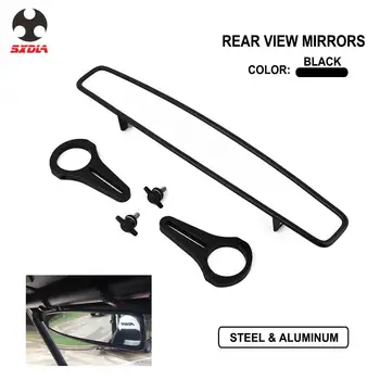 

1.75" Rear View Mirror 17" Clamp Mount For Polaris Ranger and RZR and RZR S and XP Perimeter Yamaha Rhinos 450 660 700 Mirrors