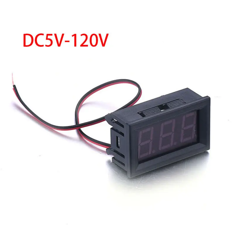 DC 5-120 В Мини цифровой вольтметр светодиодный прибор для измерения напряжения