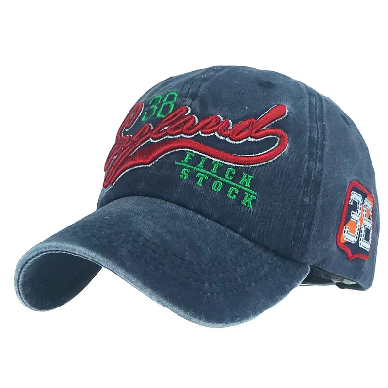 

Retro Washed Cotton Baseball Cap Casual Anchor Snapback Hat Men Women Hats Retro 38 Embroidery Caps Casquette Gorra Hombre