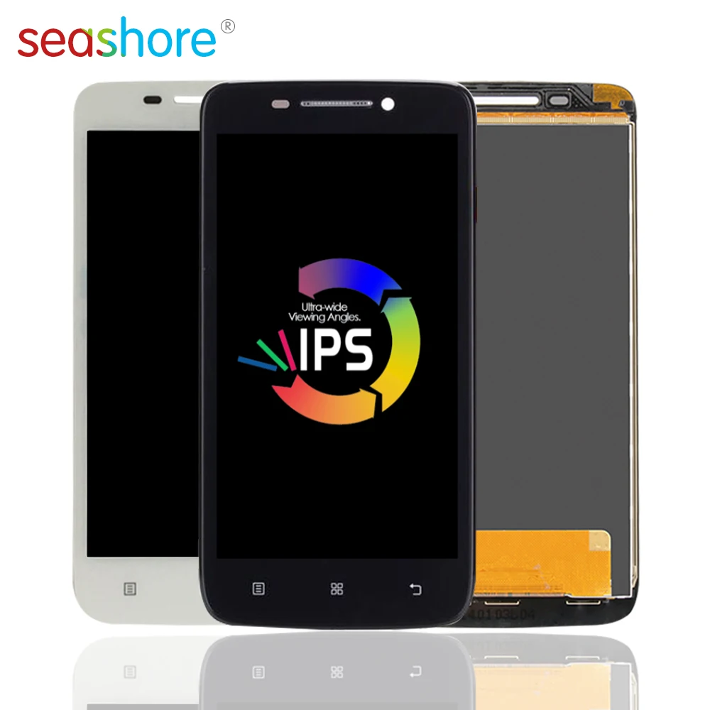 ЖК дисплей 4 7 дюймов с сенсорным экраном и дигитайзером в сборе для LENOVO S650 рамкой
