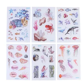 

10 Sets Scrapbooking Sticker Decorativ Lovely Decals DIY Photo Album Washi Decor Label Scrapbook Sticker for Album Diary