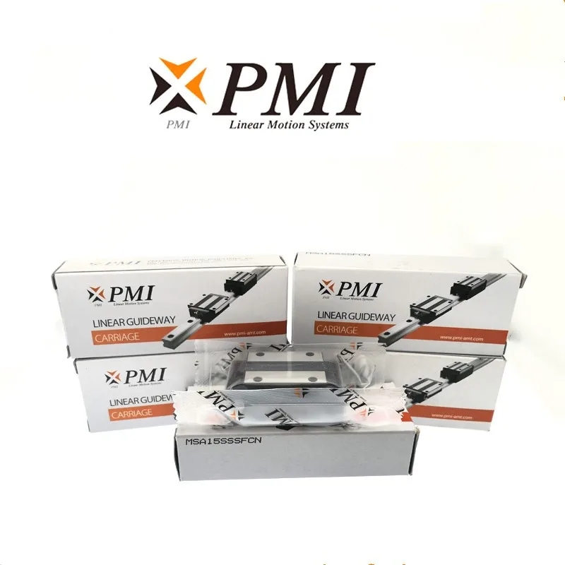 2 шт. Тайвань PMI MSA15S MSA20S MSA25S msa30s-n линейная направляющая ползунок каретки блок MSA15SSSFCN для CO2 лазерный станок ЧПУ маршрутизатор