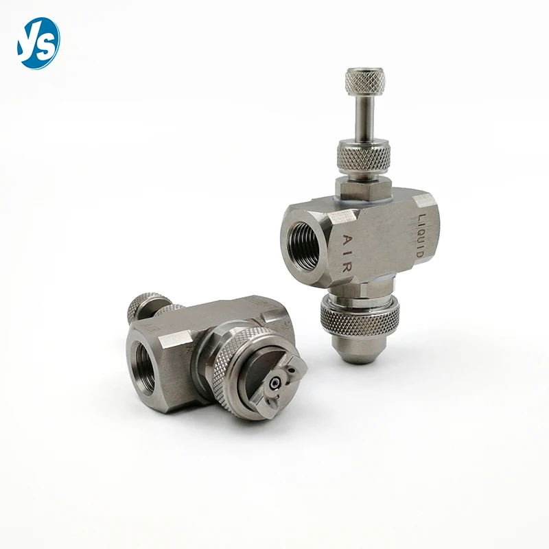 YS 304 Stainless Steel air atomizing nozzles,Water Mist Spray Fog Misting Nozzle Good Quality 3