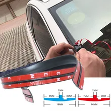 10MCar защита крыши уплотнение шумоизоляция двери автомобиля уплотнитель переднего и заднего лобового стекла края уплотнительная полоса Наклейка Автомобильные аксессуары