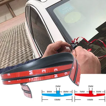 

10MCar Roof Protector Seal Noise Insulation Car Door Weatherstrip Front Rear Windshield Edge Sealing Strip Sticker Car Accessory