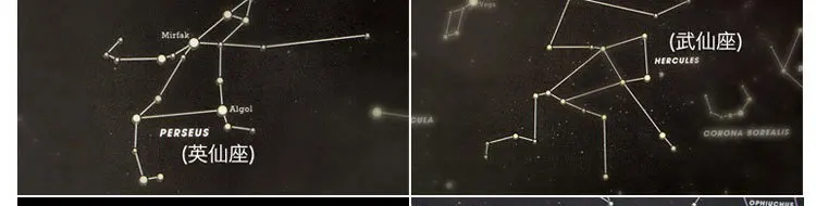Luckies Звездная карта романтическая карта в виде созвездия звездное небо земля рисунок оригинальность плакат настенный орнамент Тип фосфоресцирующий