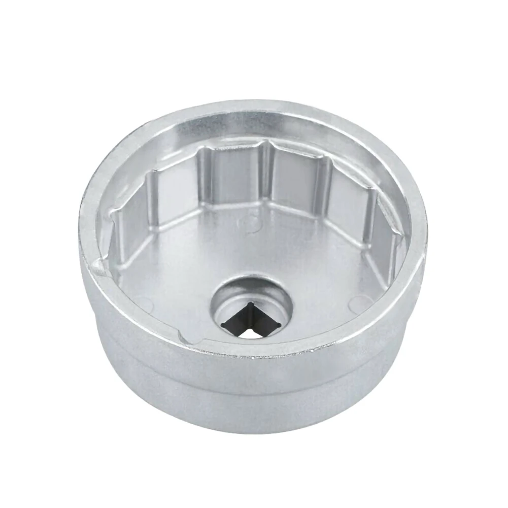Universal 65mm x 24mm 14 holes Flutes Oil Filter Wrench Cup Socket Type Cap Remover Tool Universal 65mm x 24mm 14 holes Flutes Oil Filter Wrench Cup Socket Type Cap Remover Tool