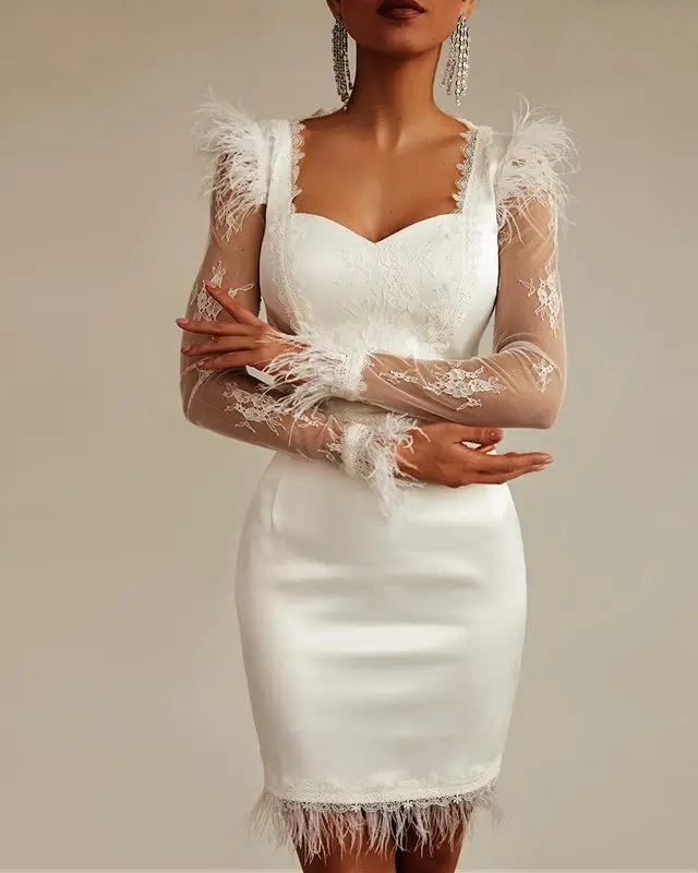 High quality white and black sexy netting long