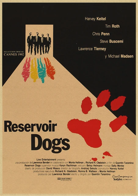 RESERVOIR DOGS ポスター 当時物 オリジナル タランティーノ RESERVOIR DOGS ポスター 当時物 オリジナル タランティーノ
