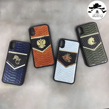 

30pcs for Russian national emblem phone case for iPhone 11 11pro 11pro max metal sticker phone case lPhone 7 8 x xr xs max case