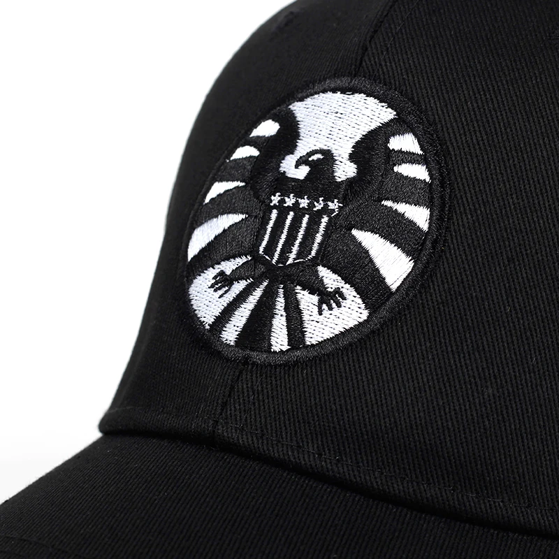 Капитан Marvel Carol Danvers кепки унисекс Регулируемая Хип-хоп шляпа от солнца Snapback Агенты S. H. I. E. L. D. Щит Бейсбол шапки