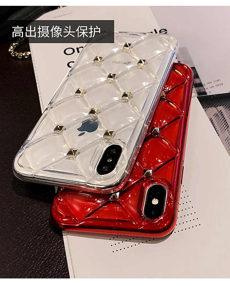 Для iPhone x Силиконовый 8plus полная защита осень 6S женский 7p модный бренд персональный xsmax мягкий для huawei P30/por
