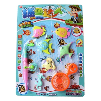 

Children pool bathing water toys simulation magnetic fishing set puzzle science toys children gifts games interactive toys