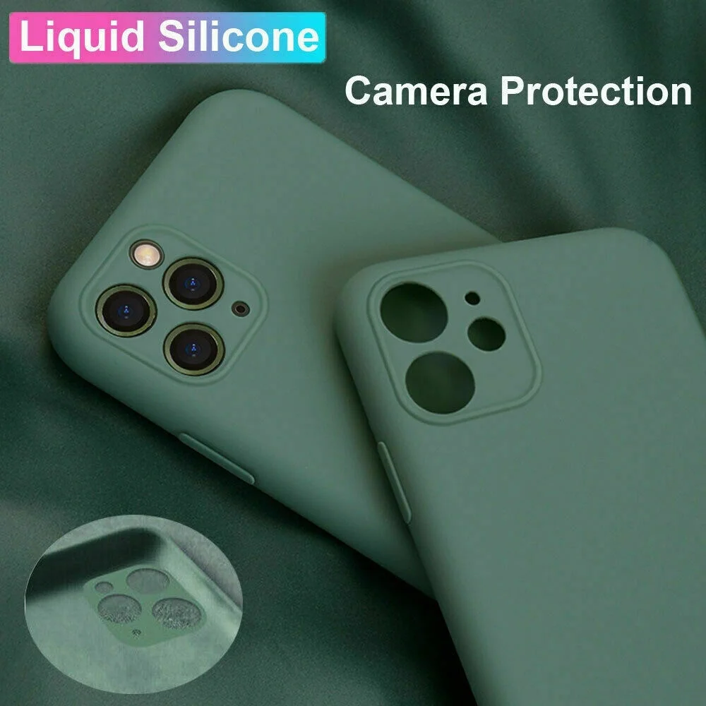 

Liquid Silicone Candy Case Camera Full Protection Case Cover For IPhone 11 iPhone 11 Pro iPhone 11 Pro Max Original Full Cover