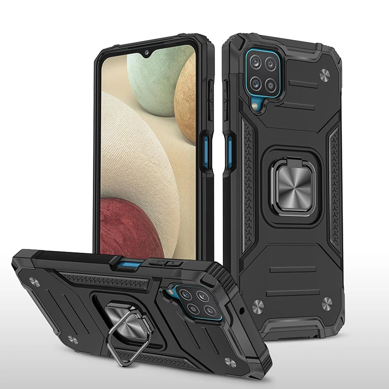 silicone case samsung Magnetic Case Cover for Samsung Galaxy A12 Case Samsung A12 Armor Shockproof Military Defender Car Holder Phone Case A 12 cute samsung cases