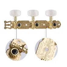 3L/3R классический гитарный тюнер, акустическая для классической гитары, Настраиваемые ключи, стальные колышки, набор головок