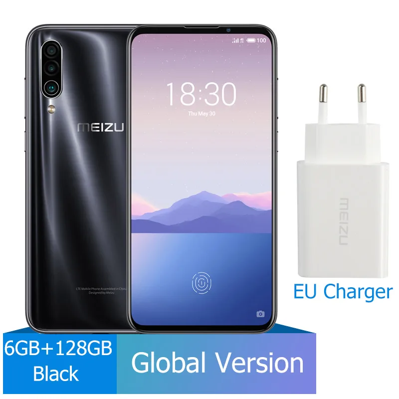 128G Black Meizu 16xs s глобальная версия Meizu16xs 6GB 128GB Смартфон Snapdragon 675 48MP Тройная камера Android телефон Быстрая зарядка - Цвет: 128G Black