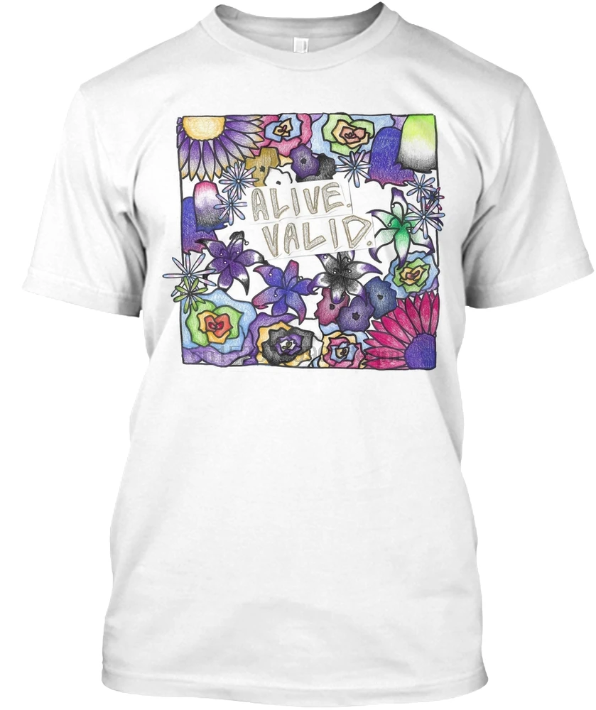 Men T Shirt Alive. Valid Women T-Shirt |