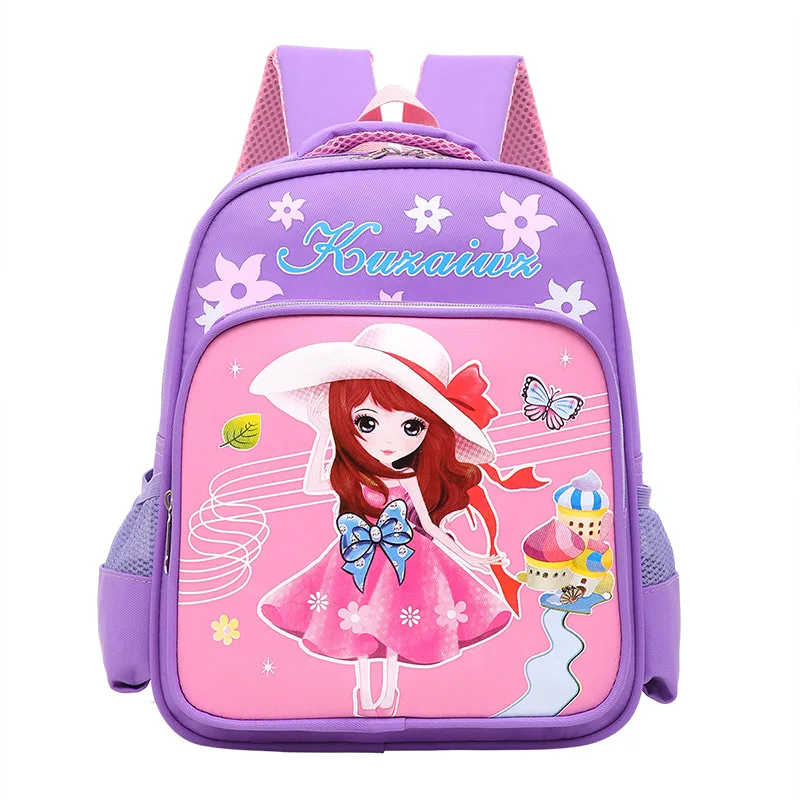 

New Style CHILDREN'S School Bags Young STUDENT'S Boy Girl Backpack 3-6-Year-Old Backpack Kindergarten Cartoon Bag