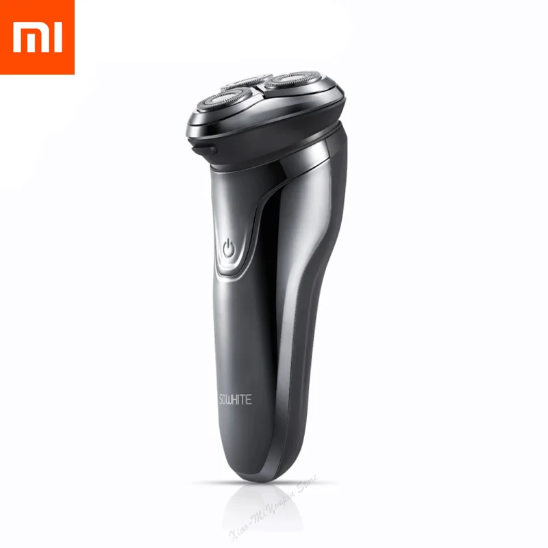 White Xiaomi Soocas SO WHITE электробритва Мужская моющаяся USB перезаряжаемая Беспроводная 3D умная бритва для бритья бороды - Цвет: White