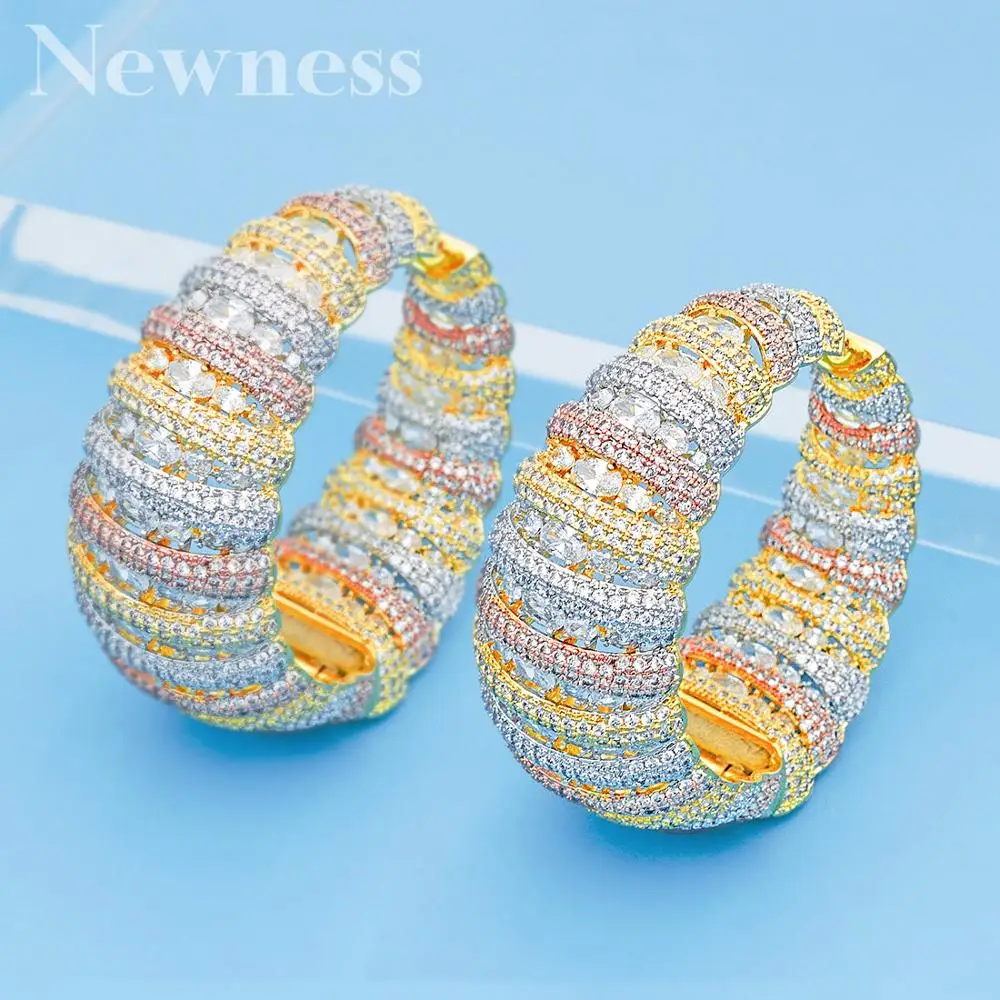 

Newness Trendy Super Long African Earrings For Women Earrings Geometric Drop Earring 2020 Brincos Female DIY Fashion Jewelry