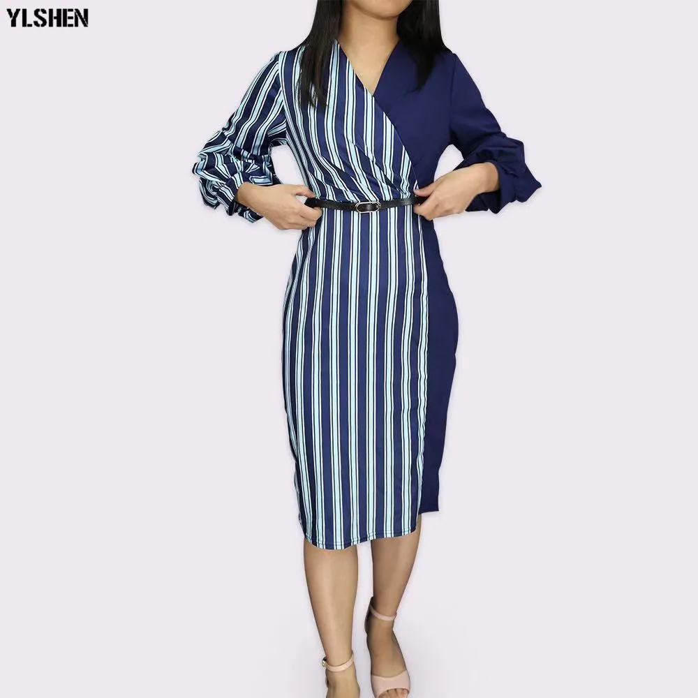 Style1 Navy blue Дашики африканские платья для женщин Базен Riche Африка платье с длинным рукавом Анкара платья мода африканская юбка одежда - Цвет: Style1 Navy blue
