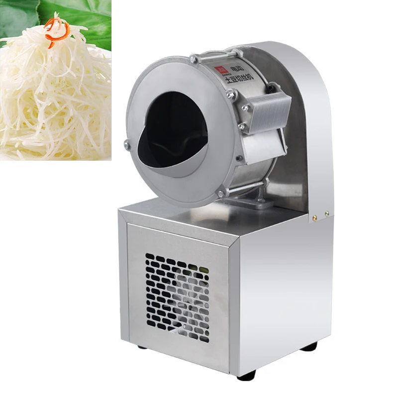 

3-6MM Manual Electric Slice Shred Machine Fruits And Vegetables Multifunction Chopper Cucumber Carrot Potato Cutting Machine