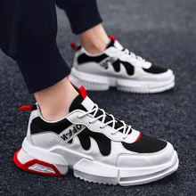 Новинка; сезон осень; модная прогулочная обувь; Мужские дышащие спортивные кроссовки из сетчатой кожи; модные удобные уличные полуботинки