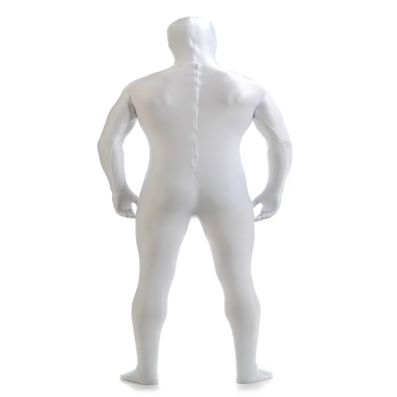 Cosplay&ware Open Face Zentai Spandex Unisex Catsuit Skin Tight Costume White M -Zentai shop online He22c64ee8510418b815f52c4b0de157bI.jpg